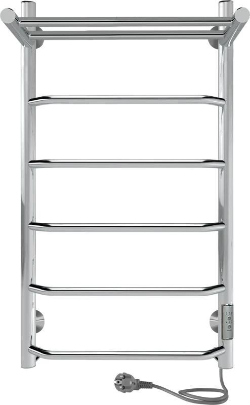 Полотенцесушитель электрический Indigo Roof Lux LCRLE80-40PRt с полкой, полированный хром Sancos — официальный сайт