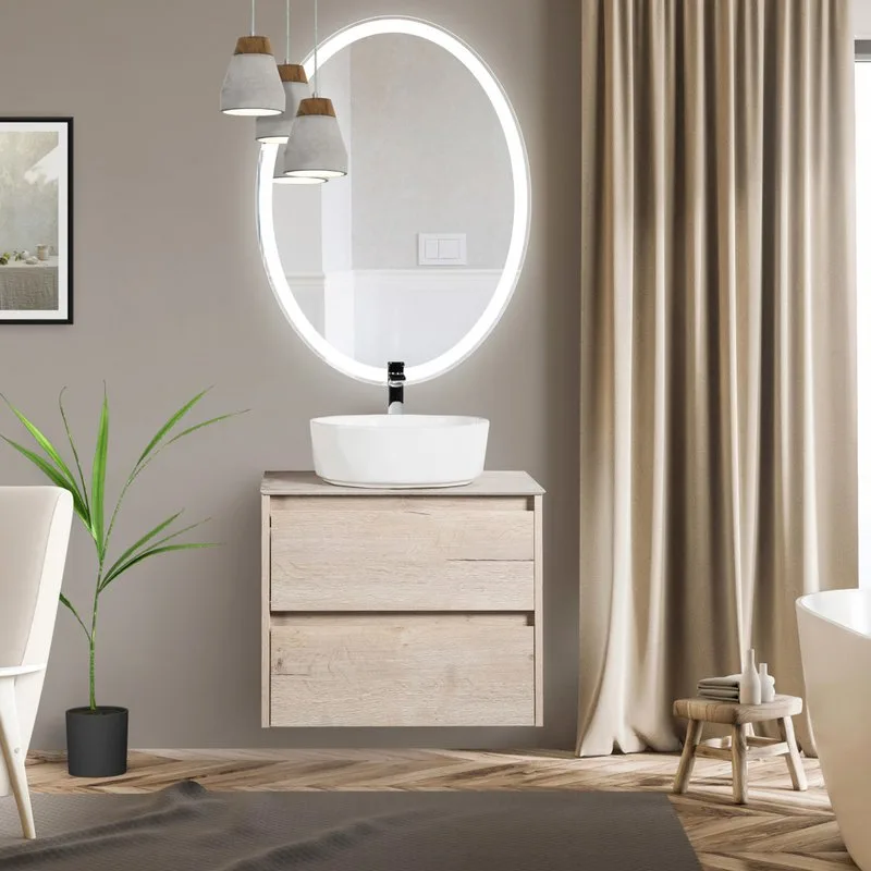 Зеркало BelBagno SPC-VST-600-800-LED-BTN Sancos — официальный сайт