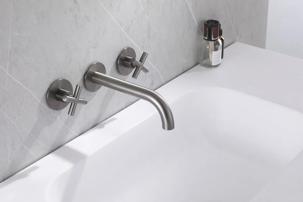 Смеситель для раковины Abber Wasser Kreis AF81121NG, С ВНУТРЕННЕЙ ЧАСТЬЮ, никель Sancos — официальный сайт