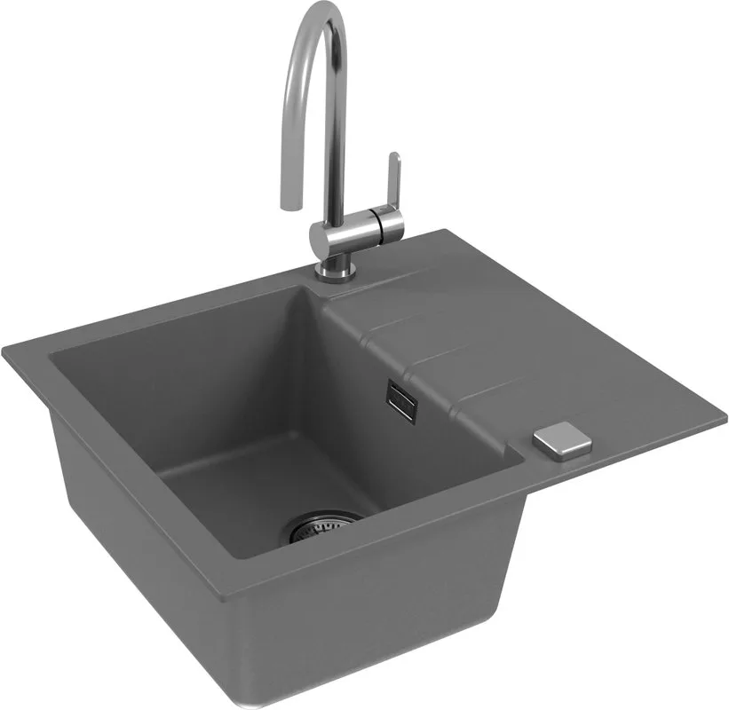 Мойка кухонная Alveus Cadit Granital 10 concrete Sancos — официальный сайт