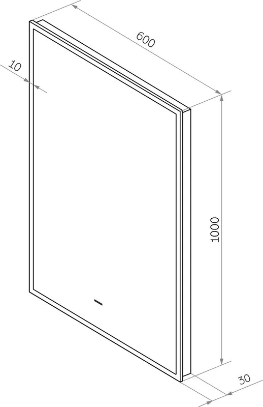 Зеркало Art&Max Sorrento 60x100 60x100 Sancos — официальный сайт