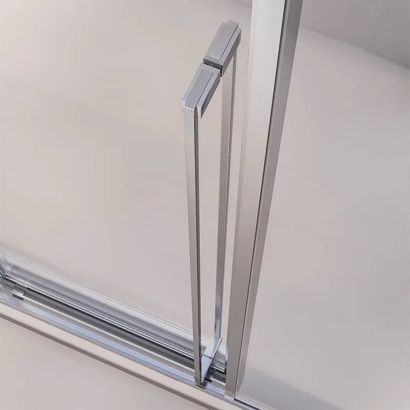 Душевая дверь в нишу Veconi Premium Prato 300 CH-L 140, профиль матовый хром, стекло прозрачное Sancos — официальный сайт