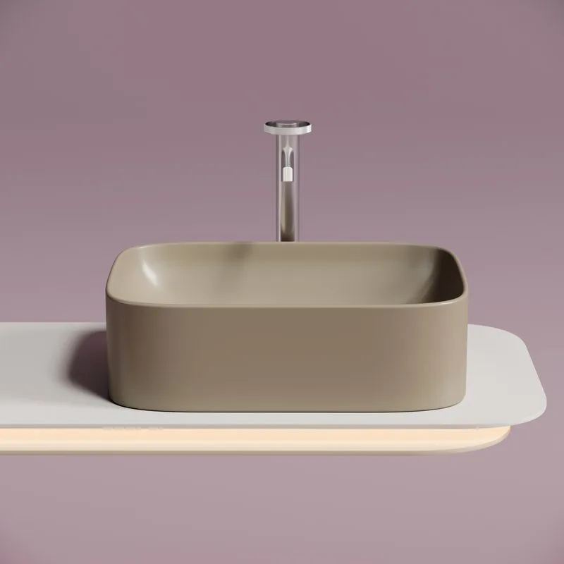 Накладная раковина Ceramicanova Element CN6052MC капучино матовая Sancos — официальный сайт