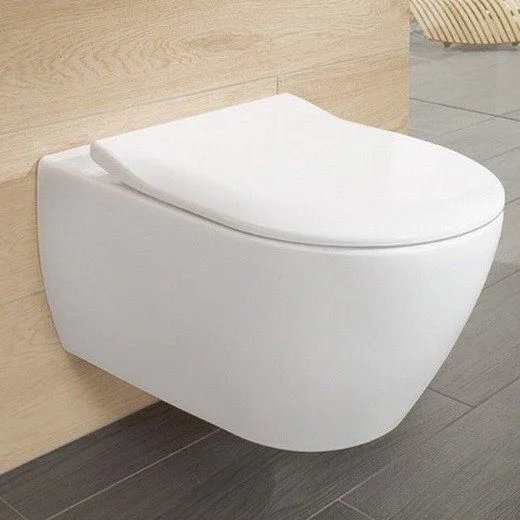 Унитаз подвесной Villeroy & Boch Subway 2.0 5614R2R1 CeramicPlus, глянцевый белый Sancos — официальный сайт