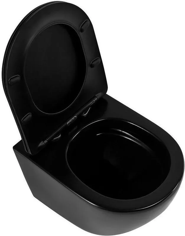 Унитаз подвесной Art&Max Ovale AM011CHR-MB/SC Sancos — официальный сайт