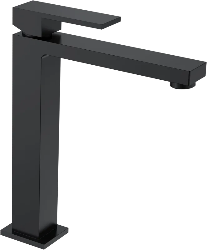 Смеситель для раковины Boheme Qubic 472-B matt black Sancos — официальный сайт