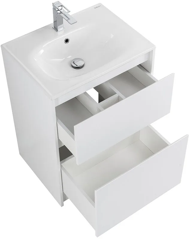 Тумба под раковину без столешницы BelBagno Kraft 60 напольная, bianco opaco Sancos — официальный сайт