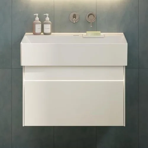 Тумба под раковину без столешницы KERAMA MARAZZI Logica 70 подвесная, белоснежная Sancos — официальный сайт