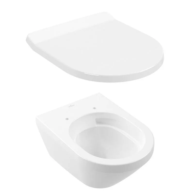 Унитаз подвесной Villeroy & Boch Architectura 4616СВ01 с сиденьем 8М70S101 Sancos — официальный сайт