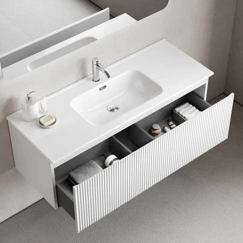 Тумба под раковину Sancos Snob R 1.0 120 подвесная Bianco (белый), SNR1.0120W Sancos — официальный сайт
