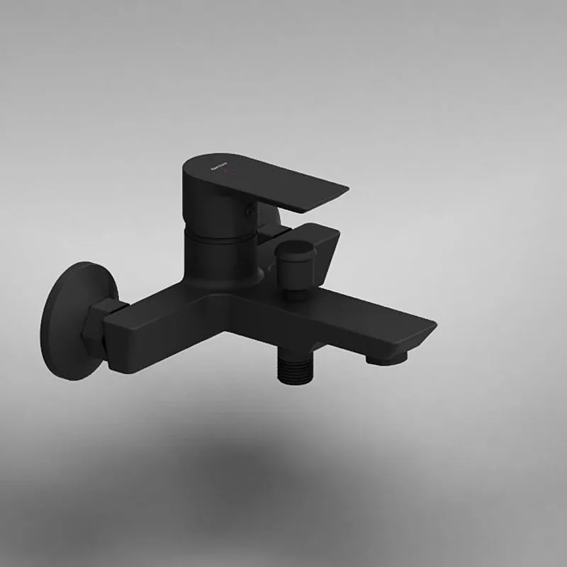 Смеситель для ванны с душем Damixa Apollo 471000300, матовый черный Sancos — официальный сайт