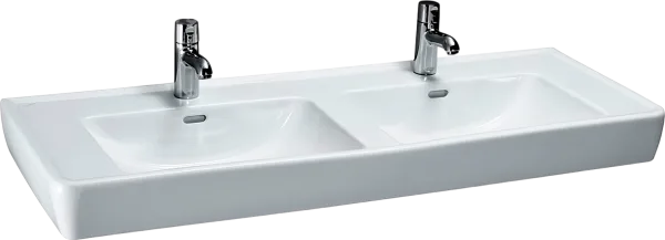 Мебельная раковина Laufen Pro A Pro A 8.1496.7.000.104.1 двойная Sancos — Оригинал
