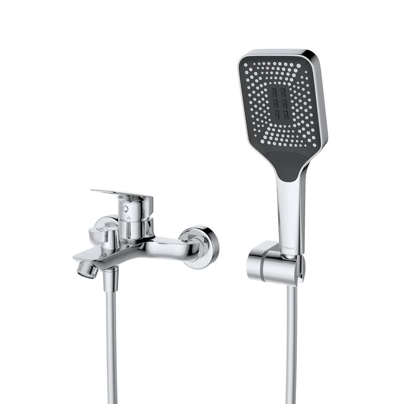 Смеситель для ванны с душем BelBagno Due VASM-CRM, хром Sancos — официальный сайт