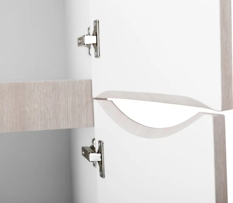 Шкаф-пенал для ванной BelBagno Fly -Marino R rovere grigio Sancos — официальный сайт
