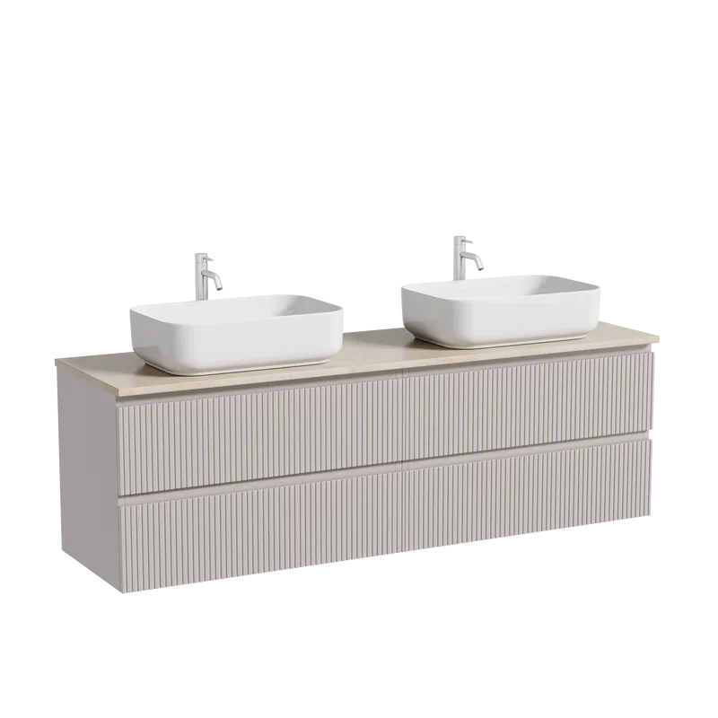 Тумба с раковиной Sancos Snob T 160 doha soft, столешница бежевая TT160A2X, раковина CN5043 Sancos — официальный сайт