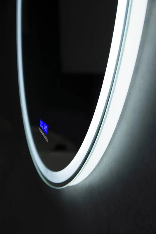 Зеркало круглое BelBagno SPC-RNG-700-LED-TCH-RAD с bluetooth, термометром и радио Sancos — официальный сайт