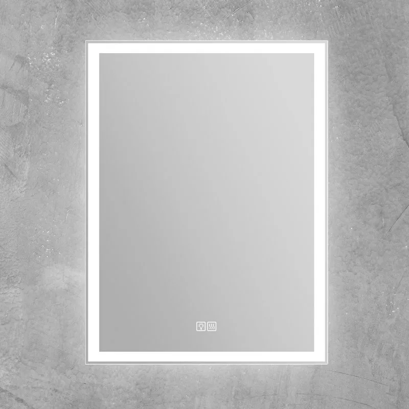 Зеркало BelBagno SPC-GRT-600-800-LED-TCH-WARM с подсветкой и подогревом Sancos — официальный сайт