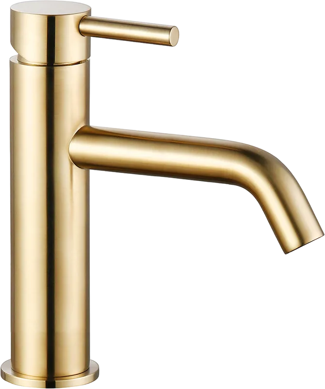 Смеситель для раковины AQUAme Siena AQM6210GG глянцевое золото Sancos — официальный сайт