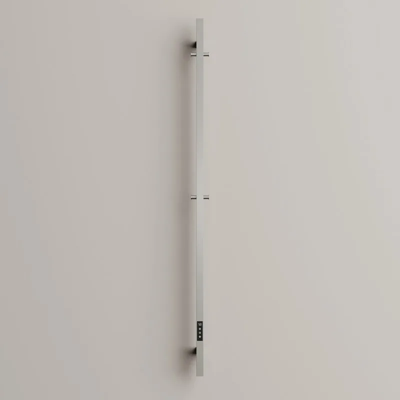Полотенцесушитель электрический Sancos Linn 150x3 I-образный, брашированный никель, SC13002BN Sancos — официальный сайт