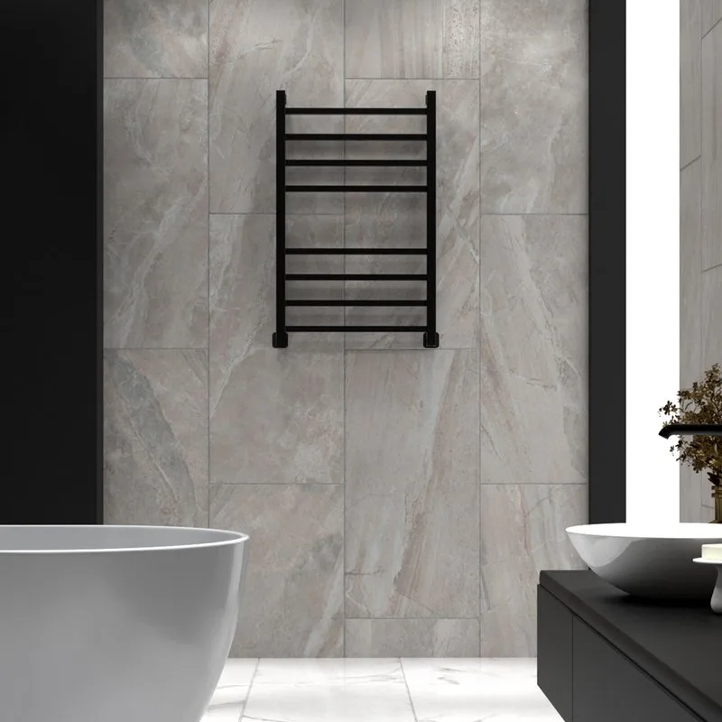 Полотенцесушитель водяной Indigo Aletto LALWPF80-50BR черный муар Sancos — официальный сайт