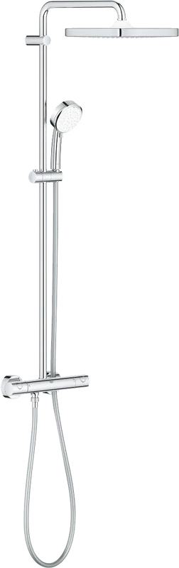 Душевая стойка Grohe Tempesta Cosmopolitan System 250 26689000, с термостатом Sancos — официальный сайт