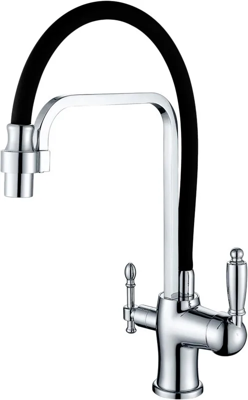 Смеситель для кухни Zorg Sanitary ZR 342-6 YF с гибким изливом Sancos — официальный сайт