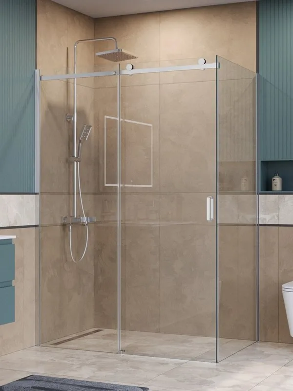 Душевой уголок BelBagno Soft Close-2 AH-1-150/90-C-Cr профиль хром Sancos — официальный сайт