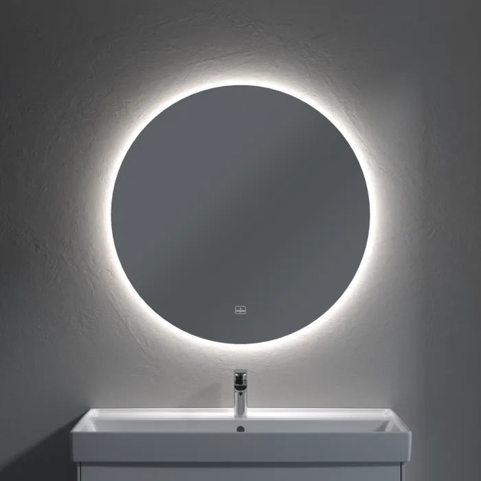Зеркало круглое Villeroy & Boch More to See Lite A4608500 85 с LED-подсветкой, 6500 K Sancos — официальный сайт