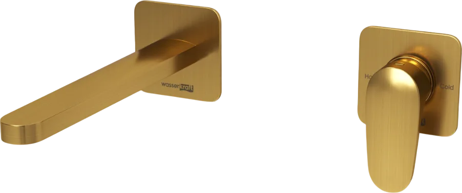 Смеситель для раковины Wasserkraft Havel A3651.284 С ВНУТРЕННЕЙ ЧАСТЬЮ, золото Sancos — официальный сайт