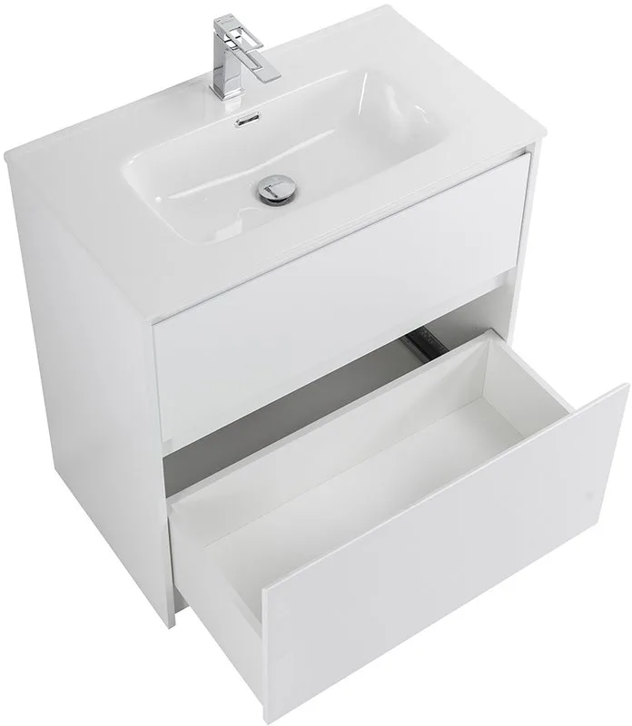 Тумба под раковину без столешницы BelBagno Kraft 80 напольная, bianco opaco Sancos — официальный сайт