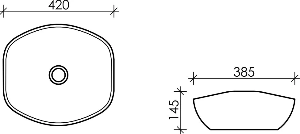 Накладная раковина Ceramicanova Element CN5017 Sancos — официальный сайт