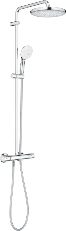 Душевая стойка Grohe Tempesta 26670001, с термостатом, хром Sancos — официальный сайт