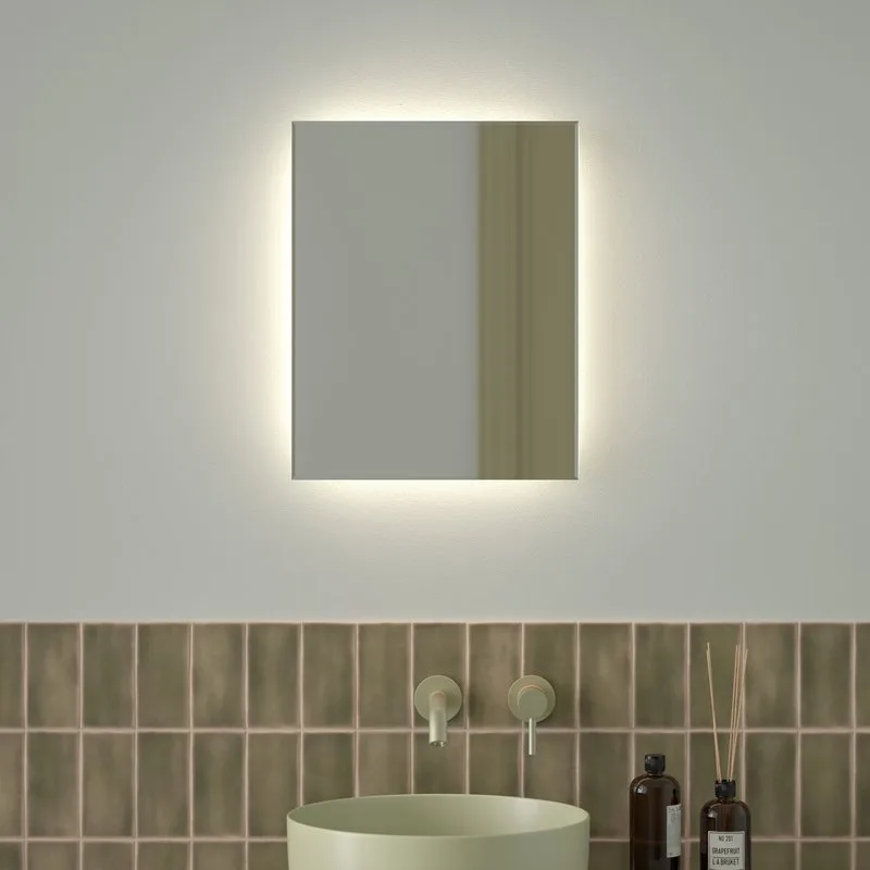 Зеркало Defesto Glow DF 2501 40х50 с LED-подсветкой, 4 500 K, без выключателя