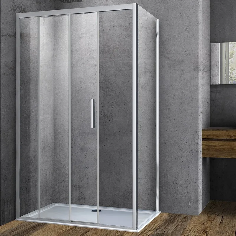 Душевой уголок Vincea Soft VSR-3SO1013CL 130х100 см, профиль хром Sancos — официальный сайт