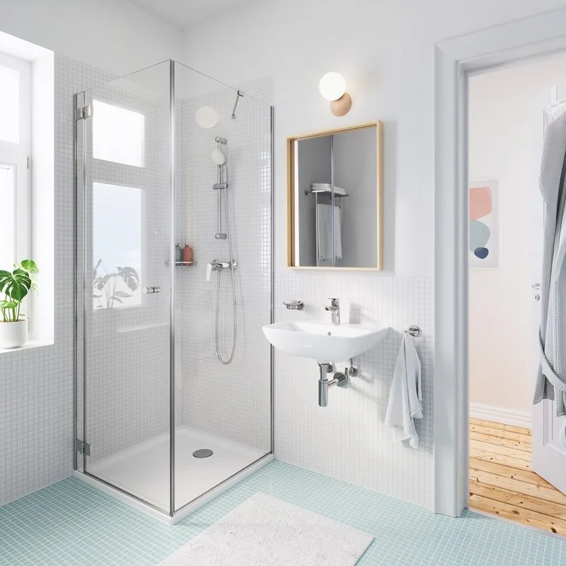 Душевой гарнитур Grohe Tempesta 26803000, хром Sancos — официальный сайт