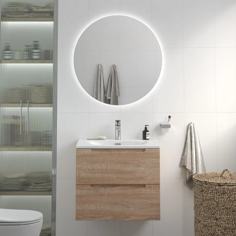 Тумба под раковину без столешницы BelBagno Etna 60 rovere bianco Sancos — официальный сайт