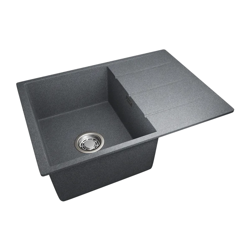 Мойка кухонная Emar Quartz EMQ-1700.Q, антрацит Sancos — официальный сайт