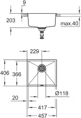 Мойка кухонная Grohe K700U 31653AP0 Sancos — официальный сайт