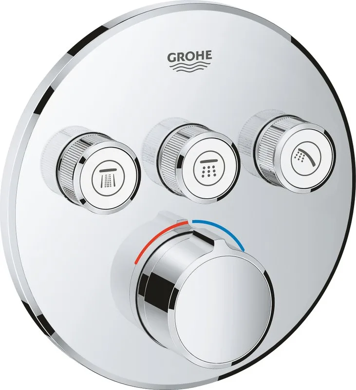 Встраиваемый смеситель Grohe Grohtherm SmartControl 29146000 Sancos — официальный сайт
