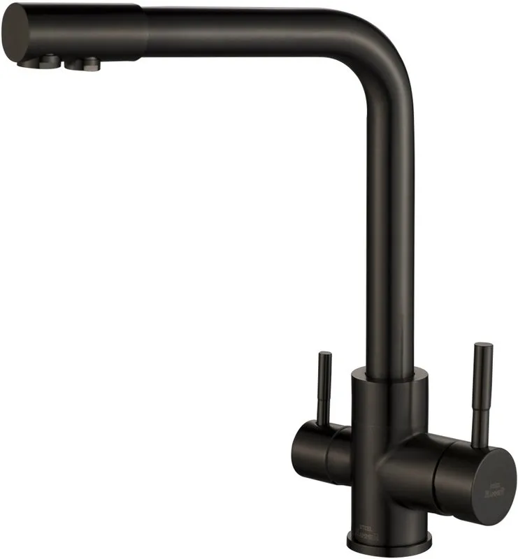 Смеситель для кухни Steel Hammer SH 801 Inox Grafit PVD Sancos — официальный сайт