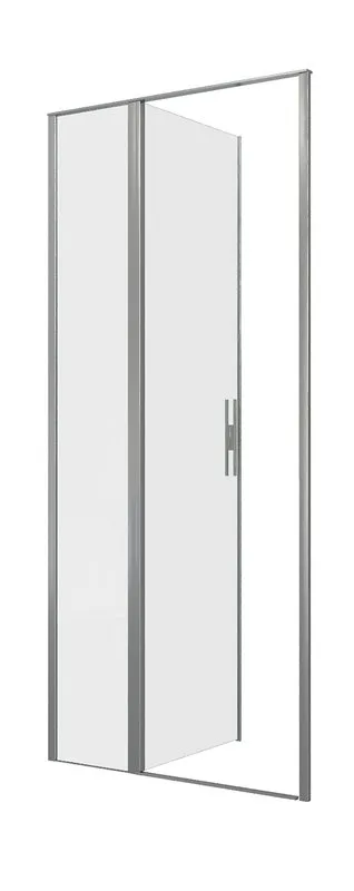 Душевая дверь в нишу Allen Brau Priority 3.31026.BA 90 см, профиль серебро браш, стекло прозрачное O Sancos — официальный сайт