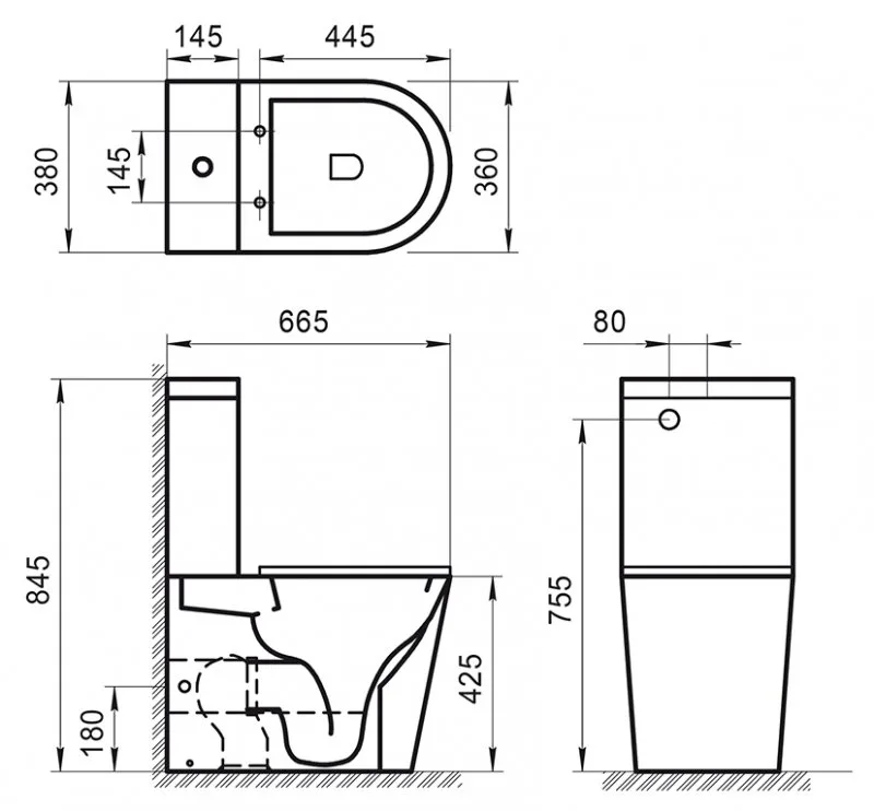 Бачок для унитаза BelBagno Sfera-r BB2141T Sancos — официальный сайт