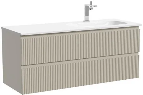 Тумба под раковину Sancos Snob R 120 подвесная Beige soft (капучино), SNR120RCE Sancos — официальный сайт