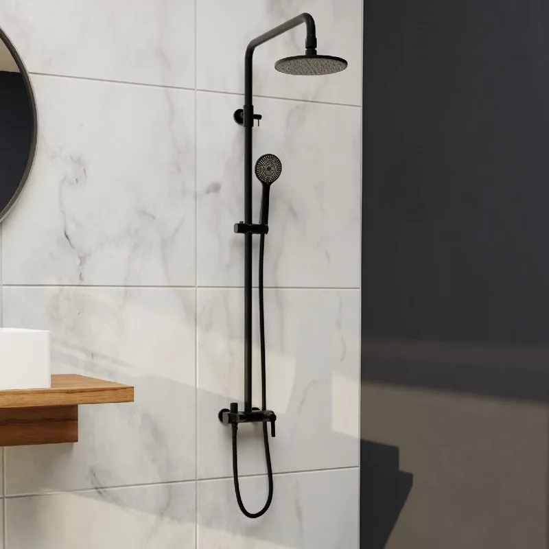 Душевая стойка RGW Shower Panels SP-31B, матовый черный Sancos — официальный сайт