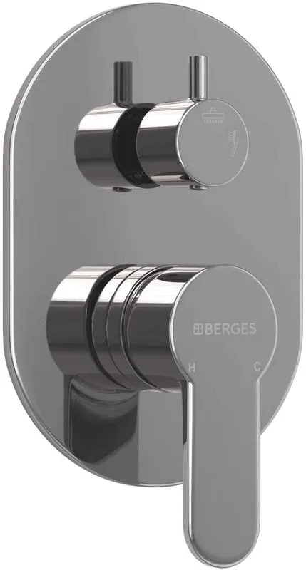 Душевой комплект Berges Nardis 3R 071007, С ВНУТРЕННЕЙ ЧАСТЬЮ, хром Sancos — официальный сайт