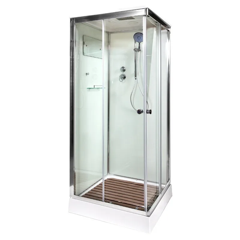 Душевая кабина DTO K401S 100х100, профиль хром, стекло прозрачное Sancos — официальный сайт
