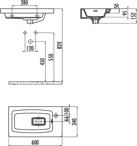 Мебельная раковина Creavit Memory MY060-00CB00E-0000 белый глянцевый Sancos — официальный сайт