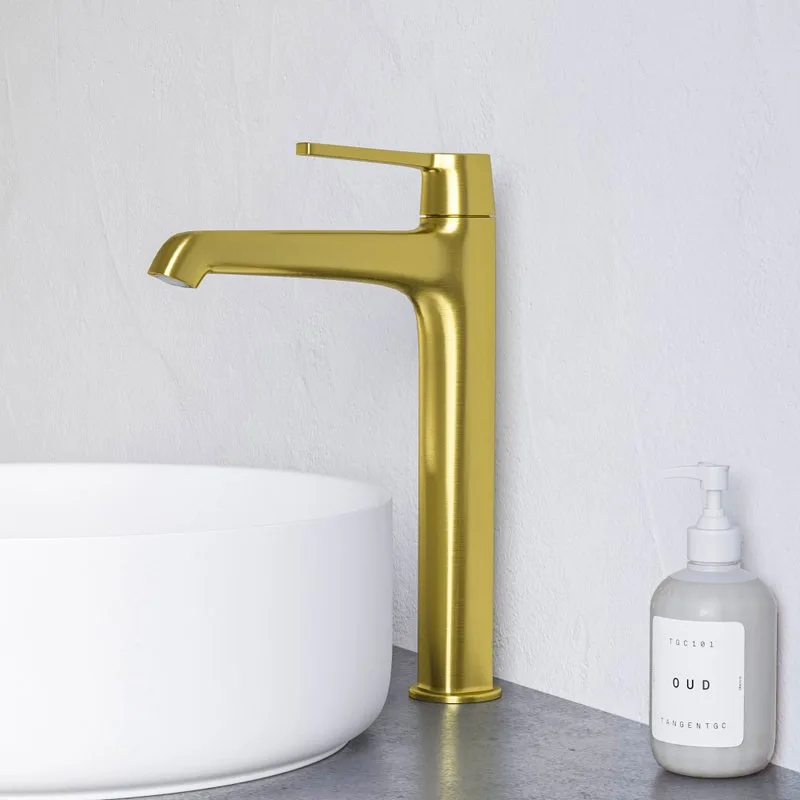 Смеситель для раковины RGW Shower Panels SP-311G золото Sancos — официальный сайт