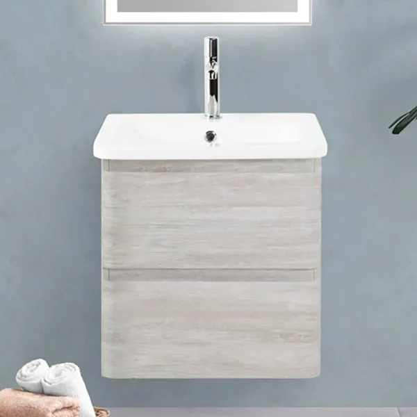 Тумба под раковину без столешницы BelBagno Albano-Cer 50 подвесная, rovere vintage bianco Sancos — официальный сайт