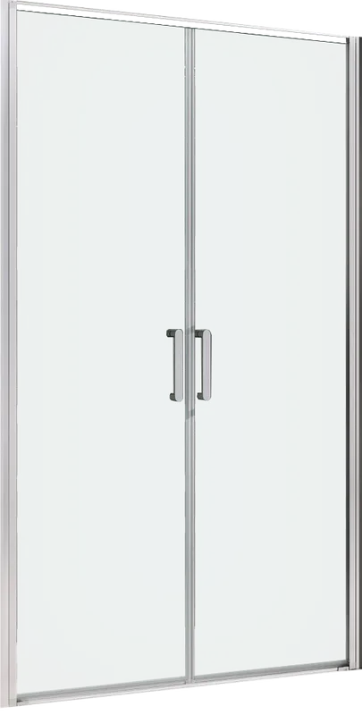 Душевая дверь в нишу Abber Sonnenstrand AG04100C 100 см, профиль хром, стекло прозрачное Sancos — официальный сайт